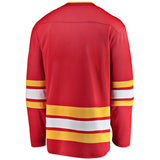 Calgary Flames Fanatics Branded Home Breakaway Jersey - Red - Blank