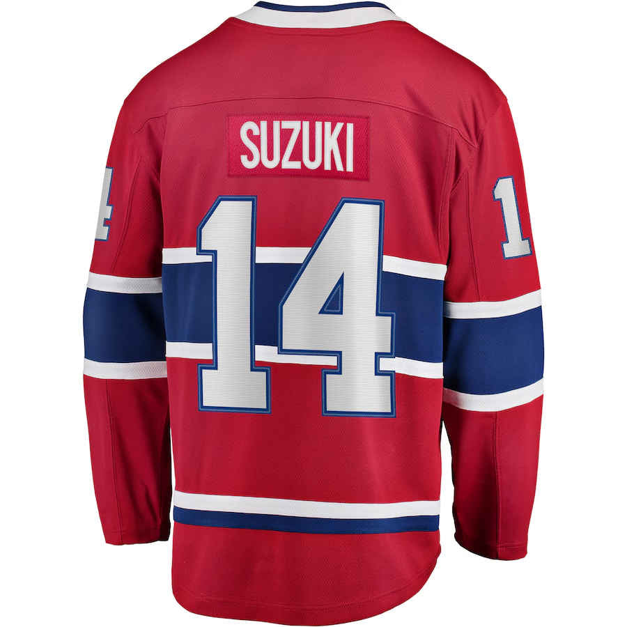 NICK SUZUKI Montreal Canadiens Men's Fanatics Branded Breakaway