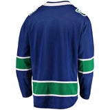 Vancouver Canucks Fanatics Branded Blue Home Team Breakaway Jersey