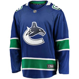 Vancouver Canucks Fanatics Branded Blue Home Team Breakaway Jersey