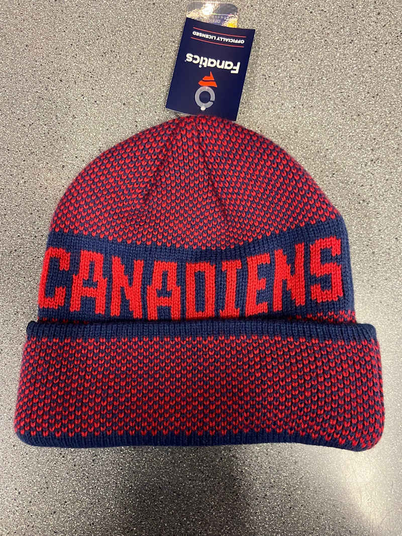 Montreal Canadiens Fanatics Authentic Pro Rink Cuffed Knit Hat