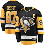 Men's Pittsburgh Penguins Sidney Crosby Fanatics Branded Black Breakaway - Player Jersey