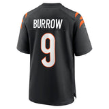 Chandail Joe Burrow des Cincinnati Bengals joueur Nike - Noir