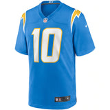 Justin Herbert #10 Chargers de Los Angles Chandail Player Game Jersey par Nike - Bleu poudre