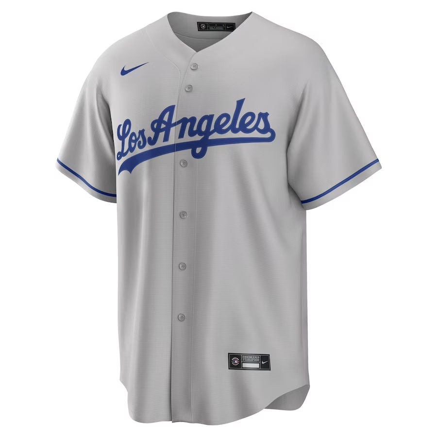 Los Angeles Dodgers Nike Road Replica Team - Jersey - Gray