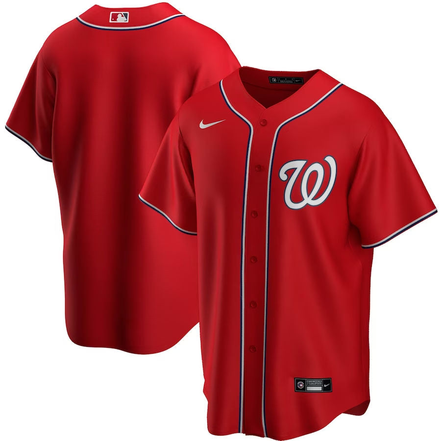 Washington Nationals Nike Alternate Replica Team Jersey Red