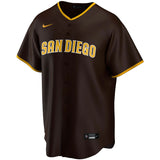 Chandail Padres de San Diego Nike pour homme - marron