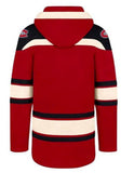 Men's Montreal Canadiens '47 Red Lacer Pullover Hoodie