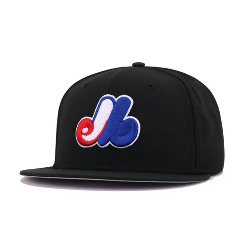 Montreal Expos New Era 59Fifty Cooperstown Fitted Cap - Black
