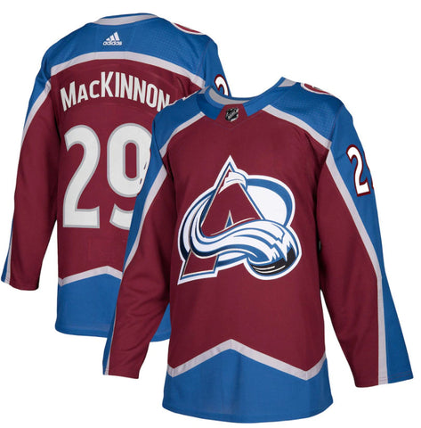 Men's Colorado Avalanche Nathan MacKinnon adidas Authentic Player Jersey