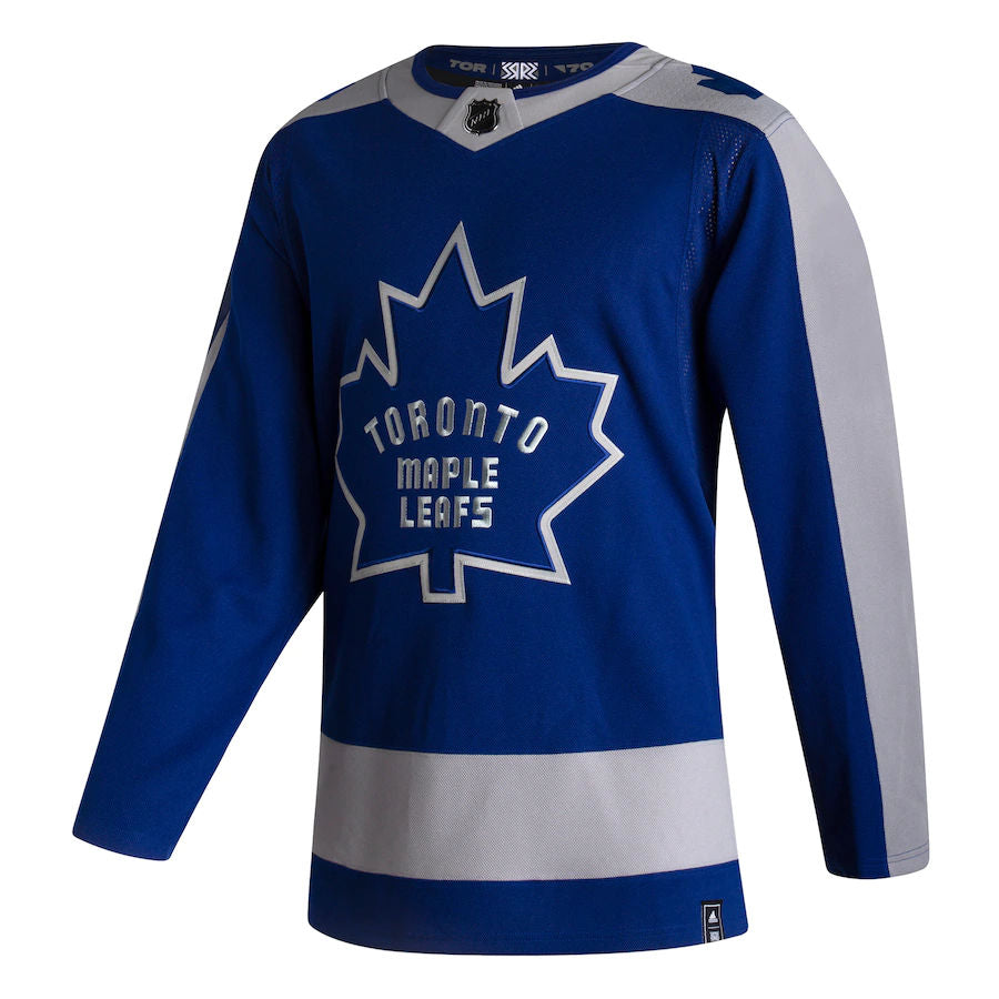 Custom Hockey Jerseys Toronto Maple Leafs Jersey Name and Number 2022 Black Blue Reverse Retro