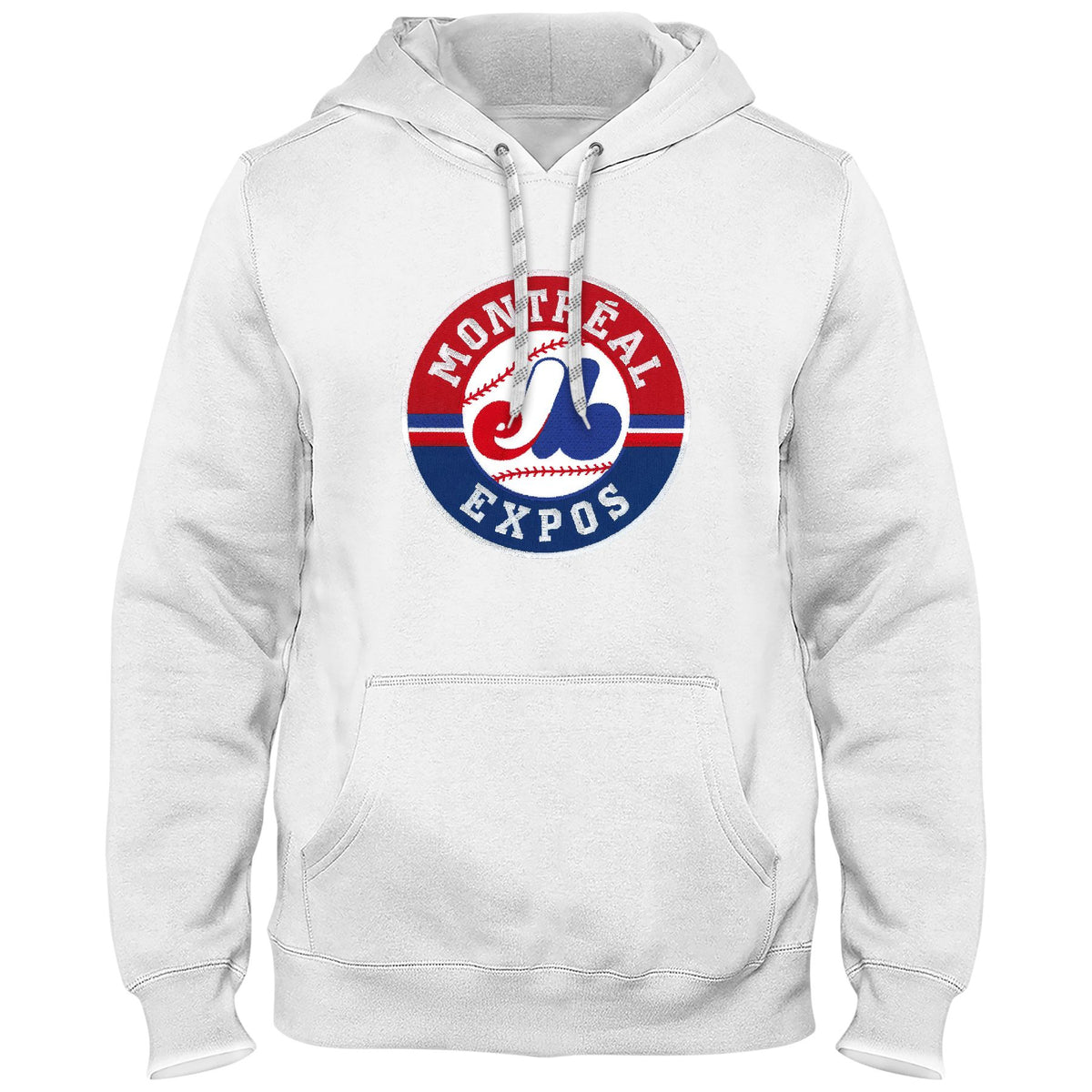 Bulletin Montreal Expos Cooperstown MLB Express Twill Logo Hoodie (Road)