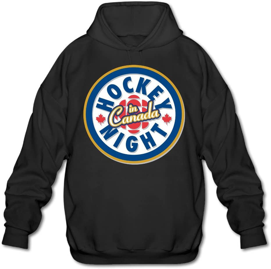 Men's HNIC Hockey Night In Canada Logo Hooded Sweatshirt-Black