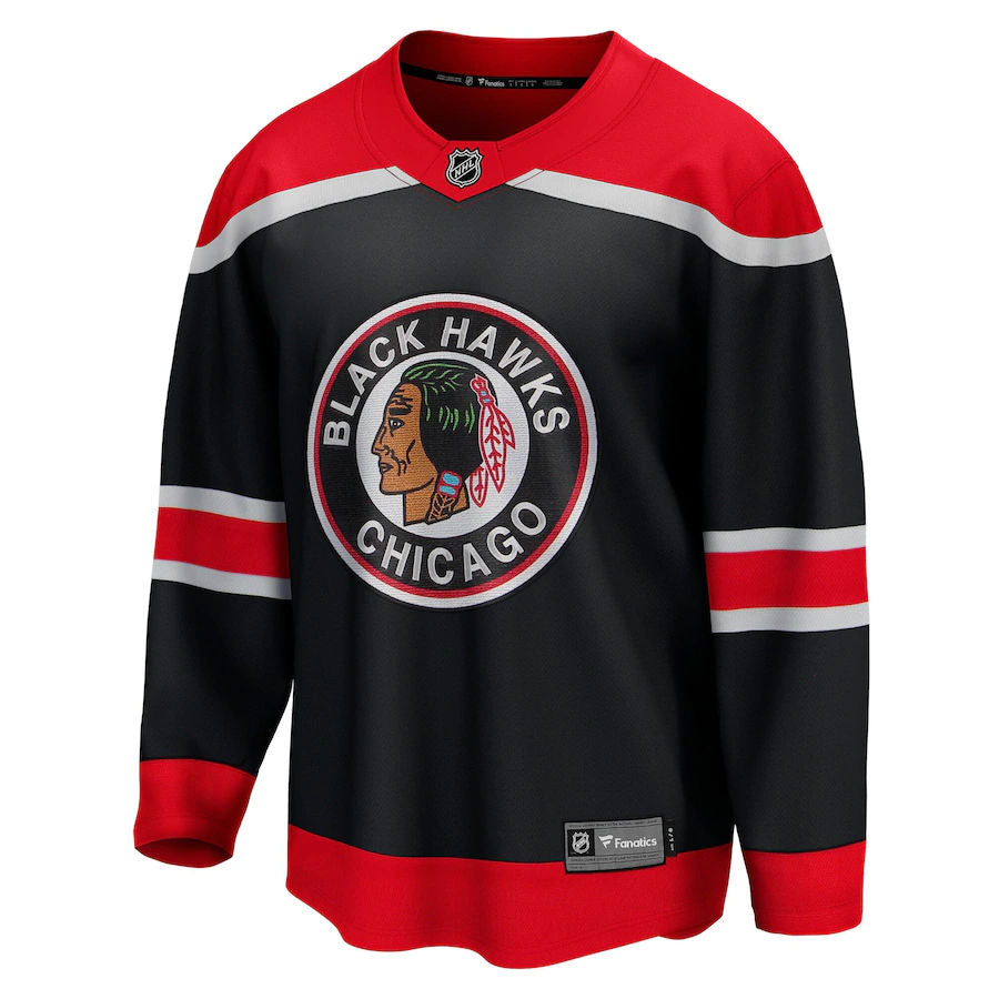 Fanatics Chicago Blackhawks Ladies Customized Home Breakaway Jersey w/ Authentic Lettering Small