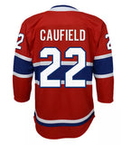 Cole Caufield Chandail Canadiens de Montréal Junior Rouge Premier - Fanatics