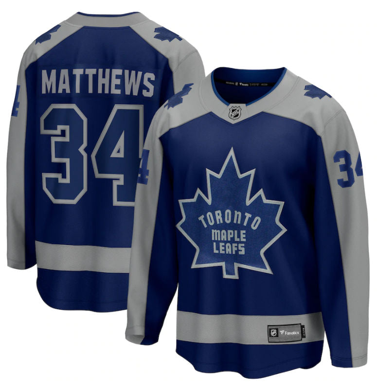 Toronto Maple Leafs Nhl Retro Reverse Auston Matthews Toronto