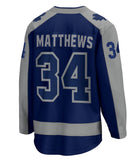 Auston Matthews Toronto Maple Leafs Fanatics Branded 2020/21 Reverse Retro Breakaway Player Jersey - Blue