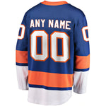 Customized Men's New York Islanders Fanatics Branded Blue Breakaway Jersey
