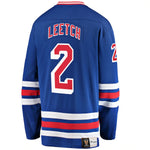 Men's New York Rangers Brian Leetch Fanatics Branded Blue Premier Breakaway Retired - Player Jersey
