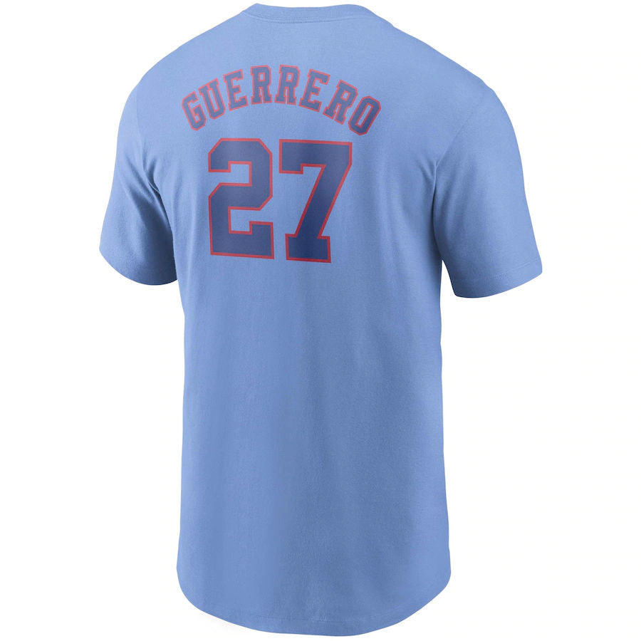 Vladimir Guerrero #27 Montreal Expos Player Nike T-Shirt Powder Blue –  LOGOSPORTS