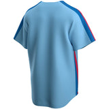 Chandail personnalisé Nike Bleu Poudré réplique pour homme expos de Montréal