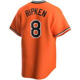 Men’s Nike Cal Ripken Jr. Baltimore Orioles Cooperstown Collection Orange Jersey
