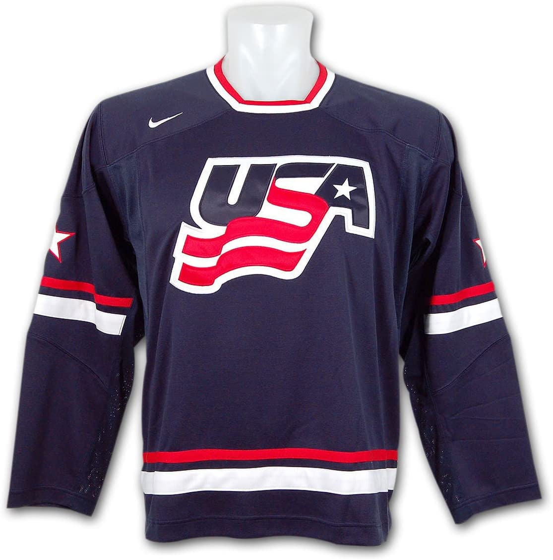 Leonardoda pereza Consulado Team USA IIHF Swift Replica Blue Hockey Jersey - Nike – LOGOSPORTS