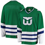 Chandail personnalisé Whalers d'Hartford Premier Breakaway Fanatics - vert