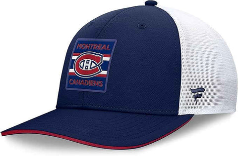 Fanatics Men's Navy Montreal Canadiens Authentic Pro Rink Trucker Snapback Hat