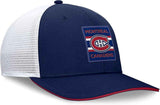 Fanatics Men's Navy Montreal Canadiens Authentic Pro Rink Trucker Snapback Hat