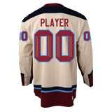 Customized Montreal Victoire PWHL Bauer Unisex Replica Away Jersey - Cream