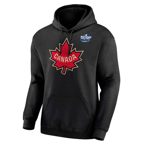 Sweat à capuche Canada 2025 Tournoi des4 Nations pour homme  – Fanatics  Noir