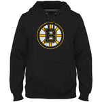 Boston Bruins NHL Express Twill Logo Hoodie - Black
