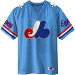 Chandail de football à écusson MLB des Expos de Montréal
