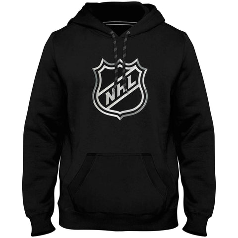 Sweat à capuche en sergé avec logo NHL Shield Express - Noir