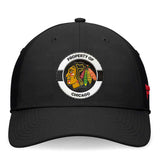 Chicago Blackhawks Fanatics Authentic Pro 2024 Training Camp Flex Hat - Black