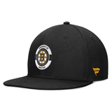 Boston Bruins Fanatics Authentic Pro Training Camp Snapback Hat - Black