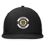 Boston Bruins Fanatics Authentic Pro Training Camp Snapback Hat - Black