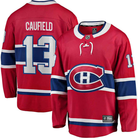 Cole Caufield Montreal Canadiens Fanatics Red Home Premier Breakaway Player - Jersey