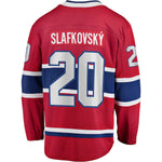 Men's Fanatics Juraj Slafkovsky Red Montreal Canadiens Home Breakaway - Player Jersey