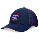 Montreal Canadiens Fanatics 2024 NHL Draft On Stage Trucker Adjustable Hat - Navy