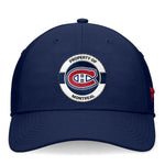 Montreal Canadiens Fanatics Navy Authentic Pro Training Camp Flex Hat