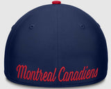 Casquette Canadiens de Montréal Flex Fanatics Bleu Marine/Rouge des pour homme