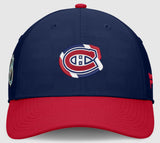 Casquette Canadiens de Montréal Flex Fanatics Bleu Marine/Rouge des pour homme
