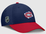Casquette Canadiens de Montréal Flex Fanatics Bleu Marine/Rouge des pour homme