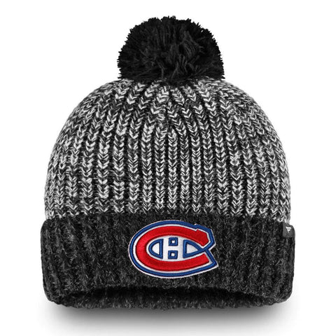 Montreal Canadiens Fanatics Grey Ace Pom Pom Women's Hat