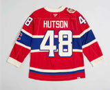 Chandail Lane Hutson des Canadiens de Montréal Classique Héritage 2026 premium Fanatics rouge