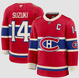 Chandail Nick Suzuki des Canadiens de Montréal Heritage Classic 2026 premium Fanatics rouge