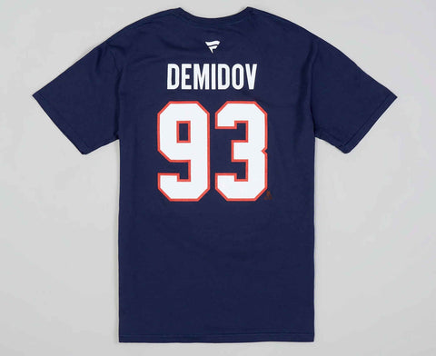 Ivan Demidov Montreal Canadiens Fanatics Player Name & Number - T-Shirt - Navy