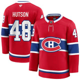 Lane Hutson Montreal Canadiens NHL Fanatics Branded Men's Red Premium Jersey